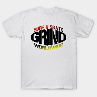 Grind Surf n Skate dripping T-Shirt